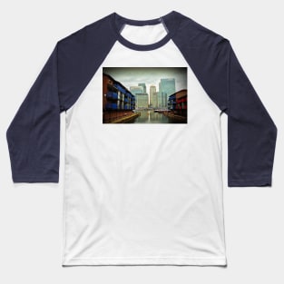 Canary Wharf London Docklands England UK Baseball T-Shirt